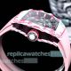 Swiss Copy Richard Mille RM38-02 Bubba Watson Tourbillon Watches Pink Quartz Fiber TPT Case (10)_th.jpg